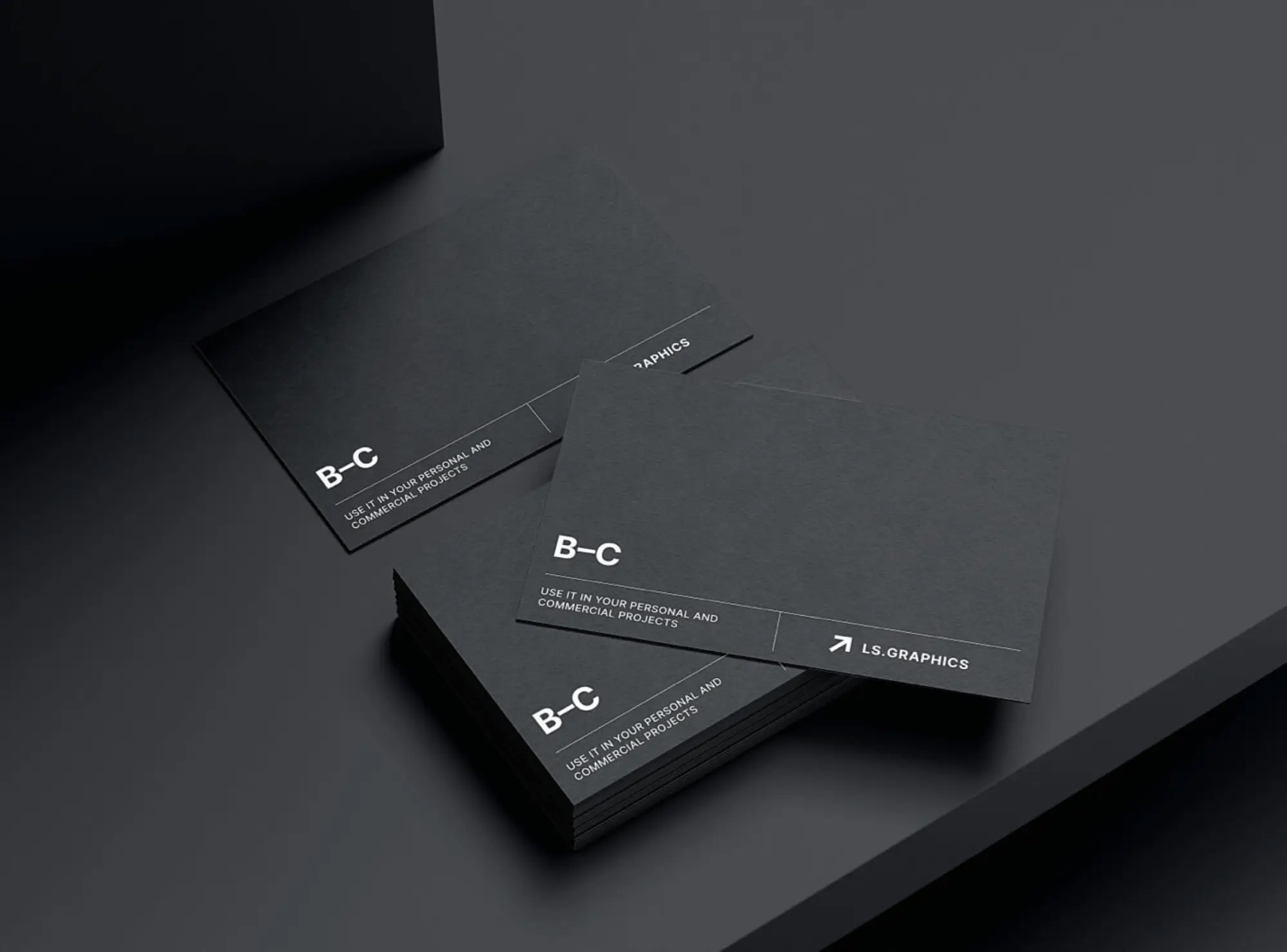 business card mockup free download illustrator