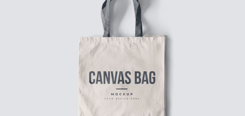 Free Canvas Tote Bag Mockup PSD Template for Stunning Design Showcases