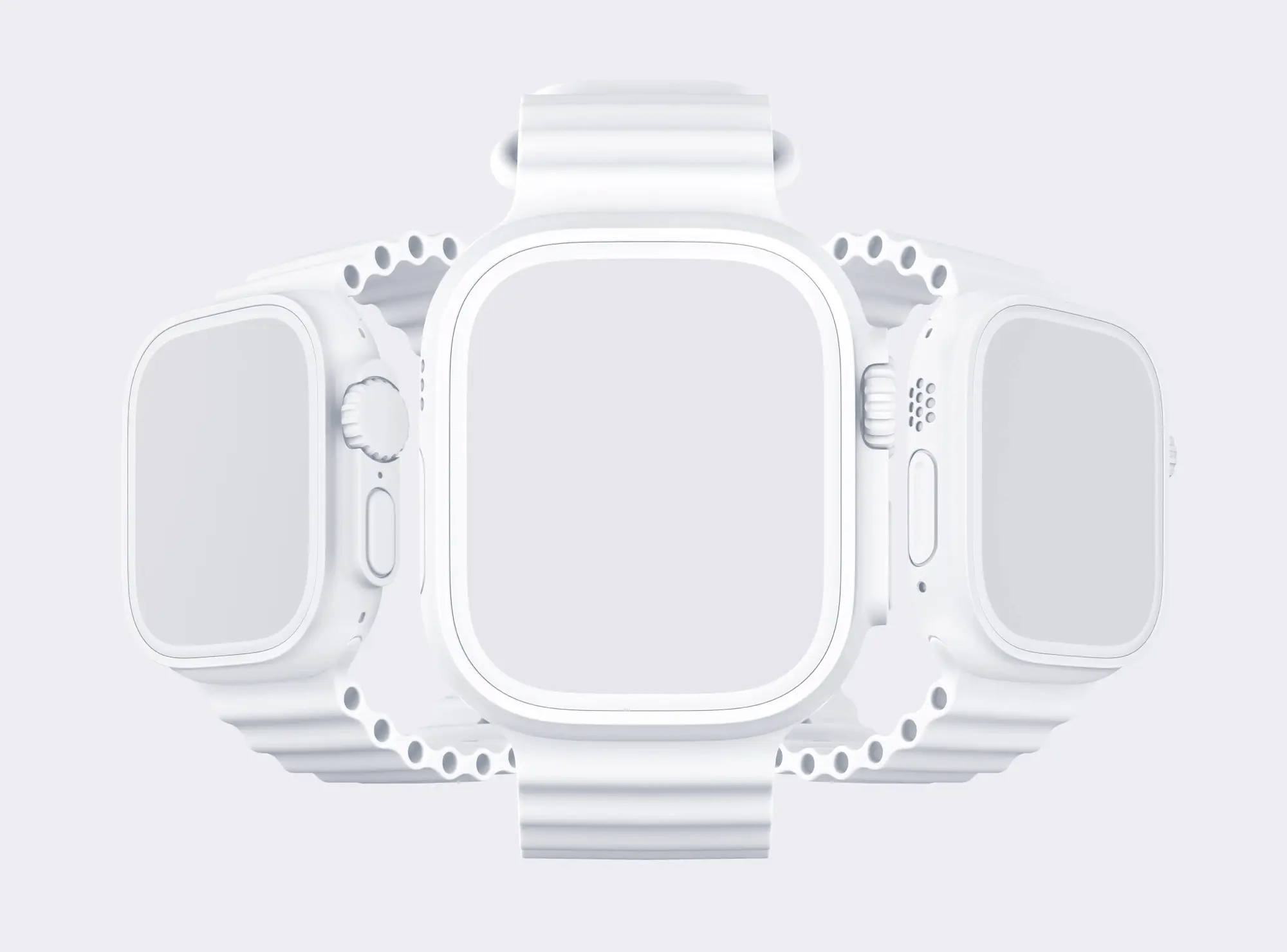 Free Apple Watch Ultra Mockup: Showcase Your Designs with High-Quality Photorealism