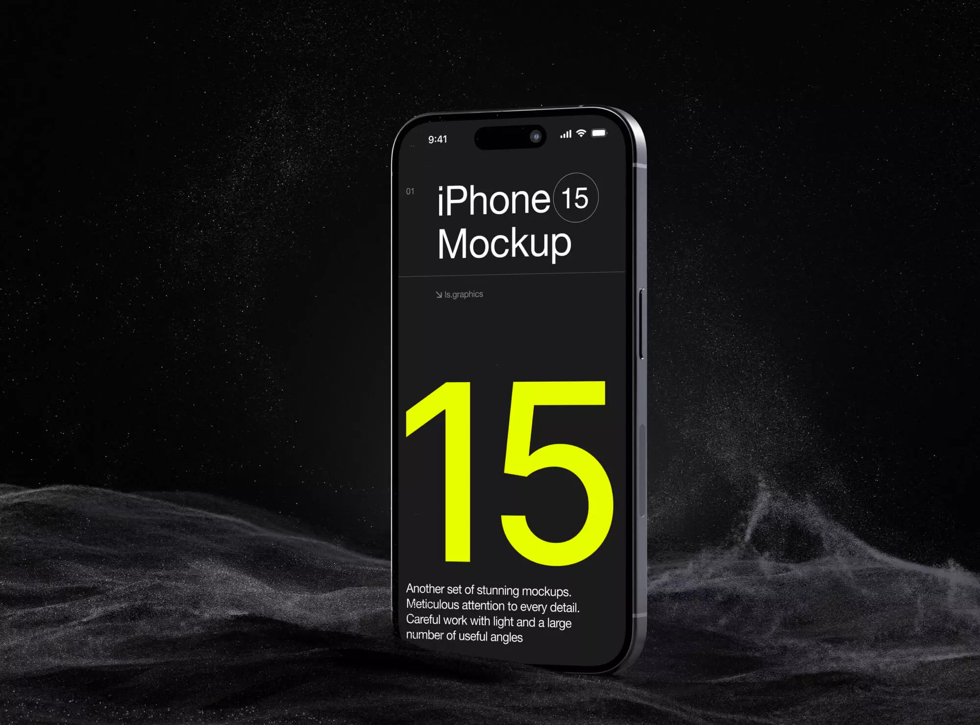 Free iPhone 15 Pro Mockup