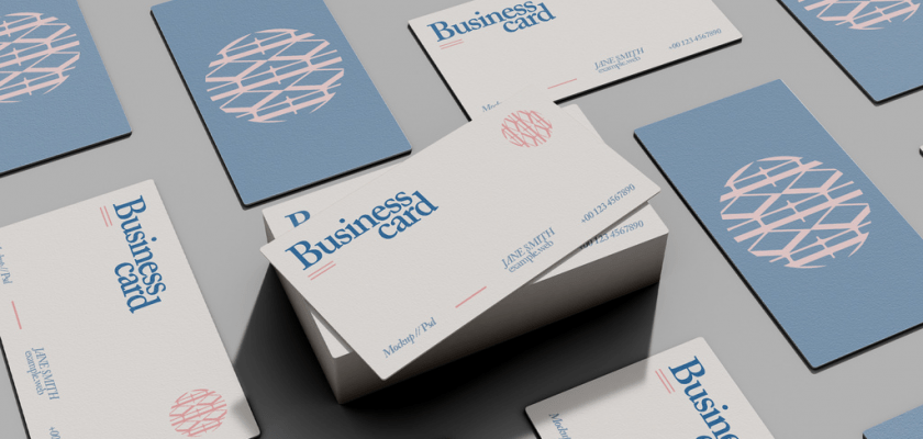 Elevate your design presentation with this elegant Business Card Mosaic Mockup.