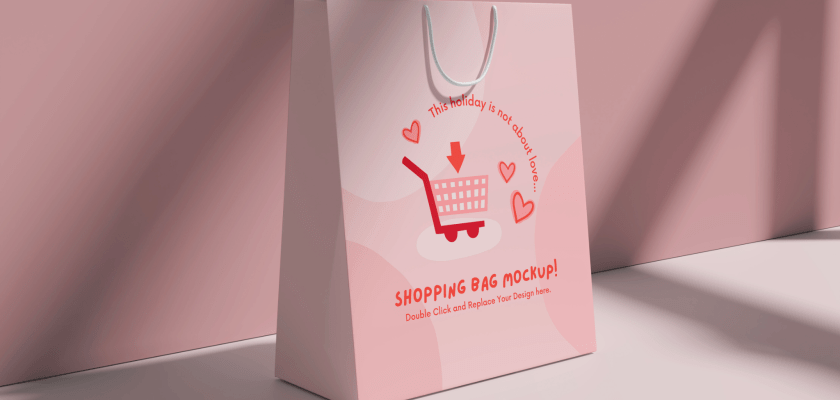 Showcase your retail designs with this lifelike Free Paper Bag Mockup – easy edit with smart object.