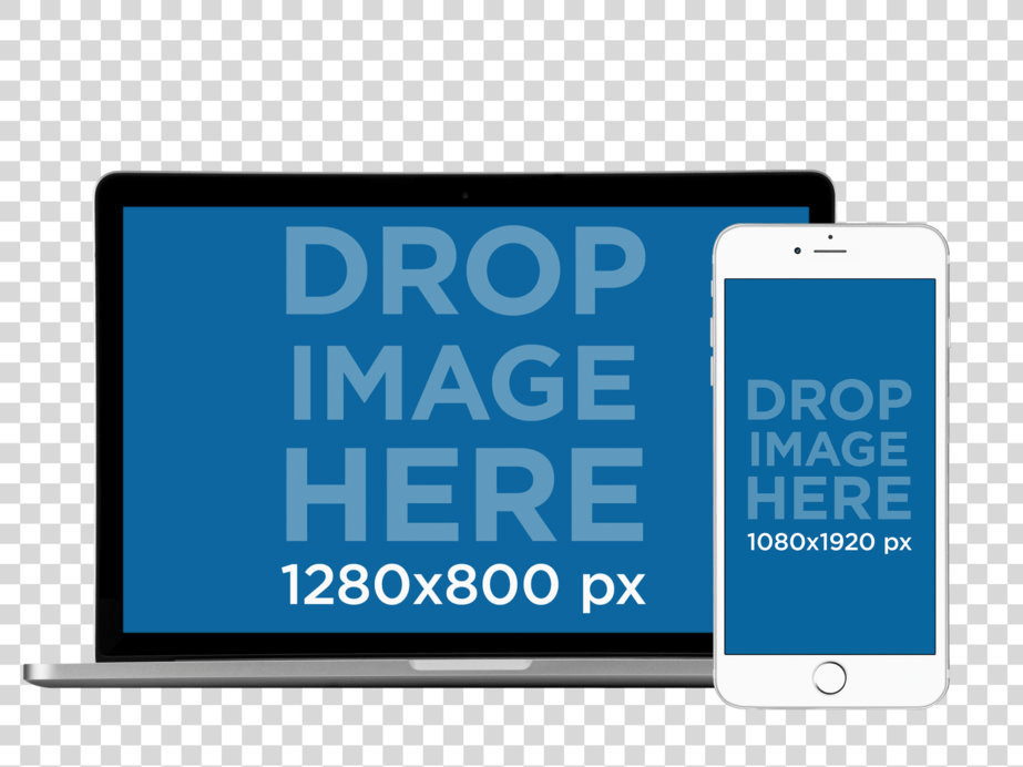 Laptop and Smartphone Screen Mockup
