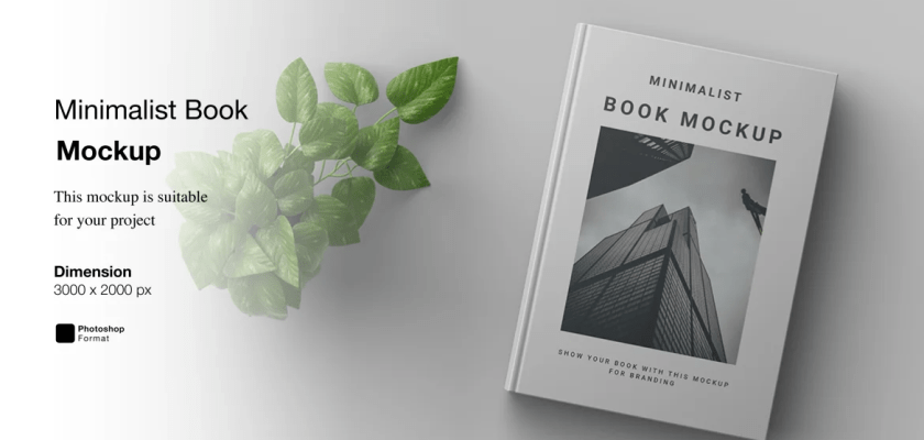 Clean and Simple Book Mockup