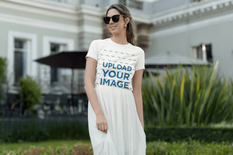 Free Bella Canvas t-shirt mockup