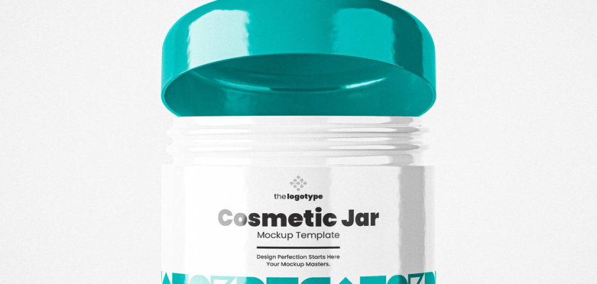 Cosmetic Jar Mockup