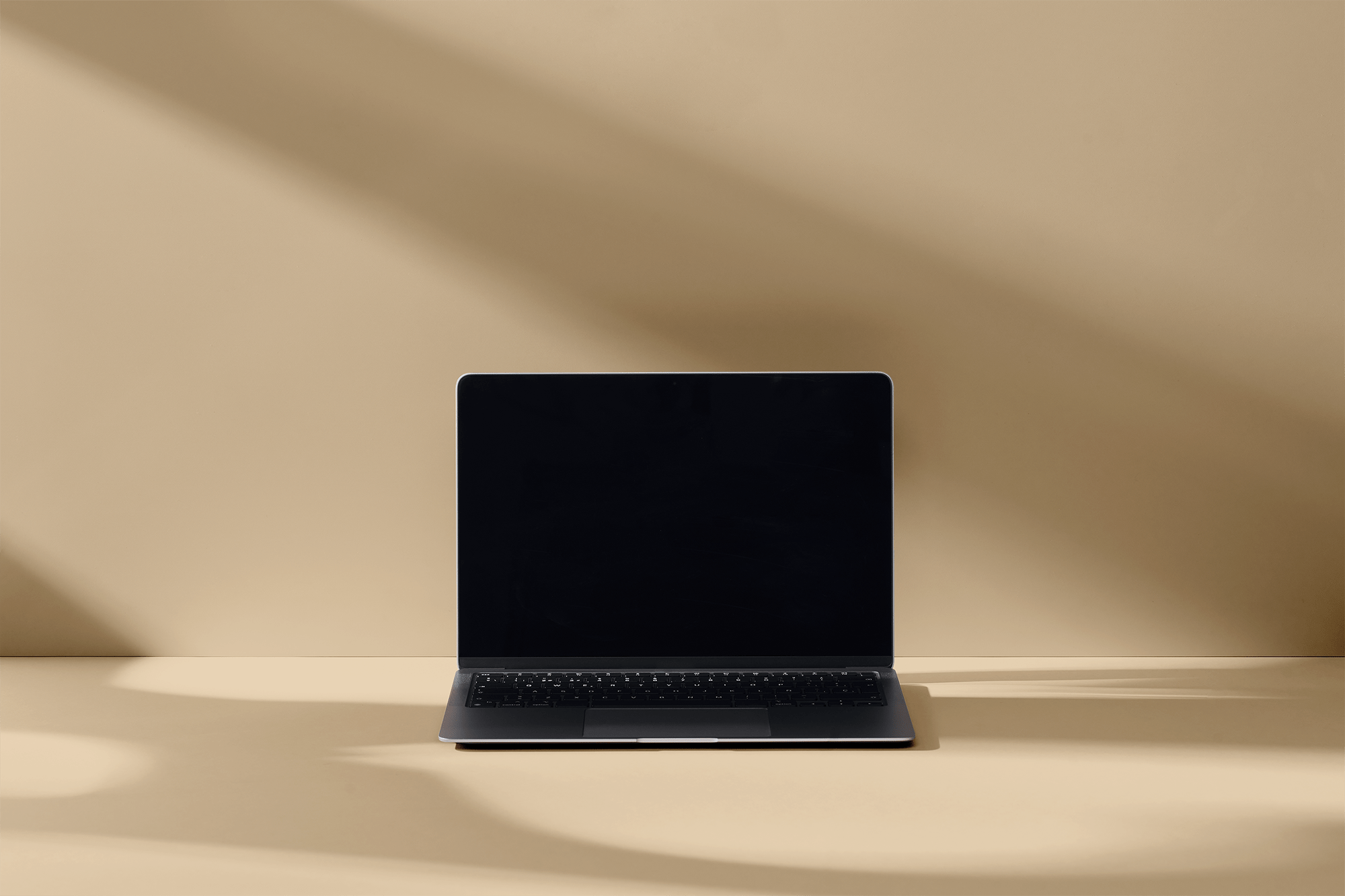 Free Laptop Mockup with Shadow Effects