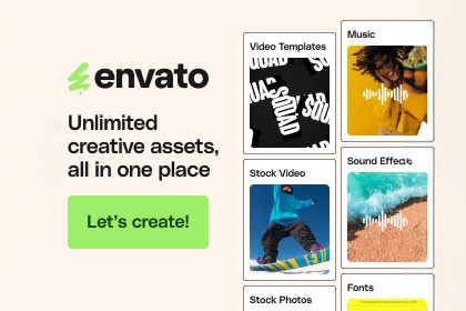 Envato Affiliate Banner