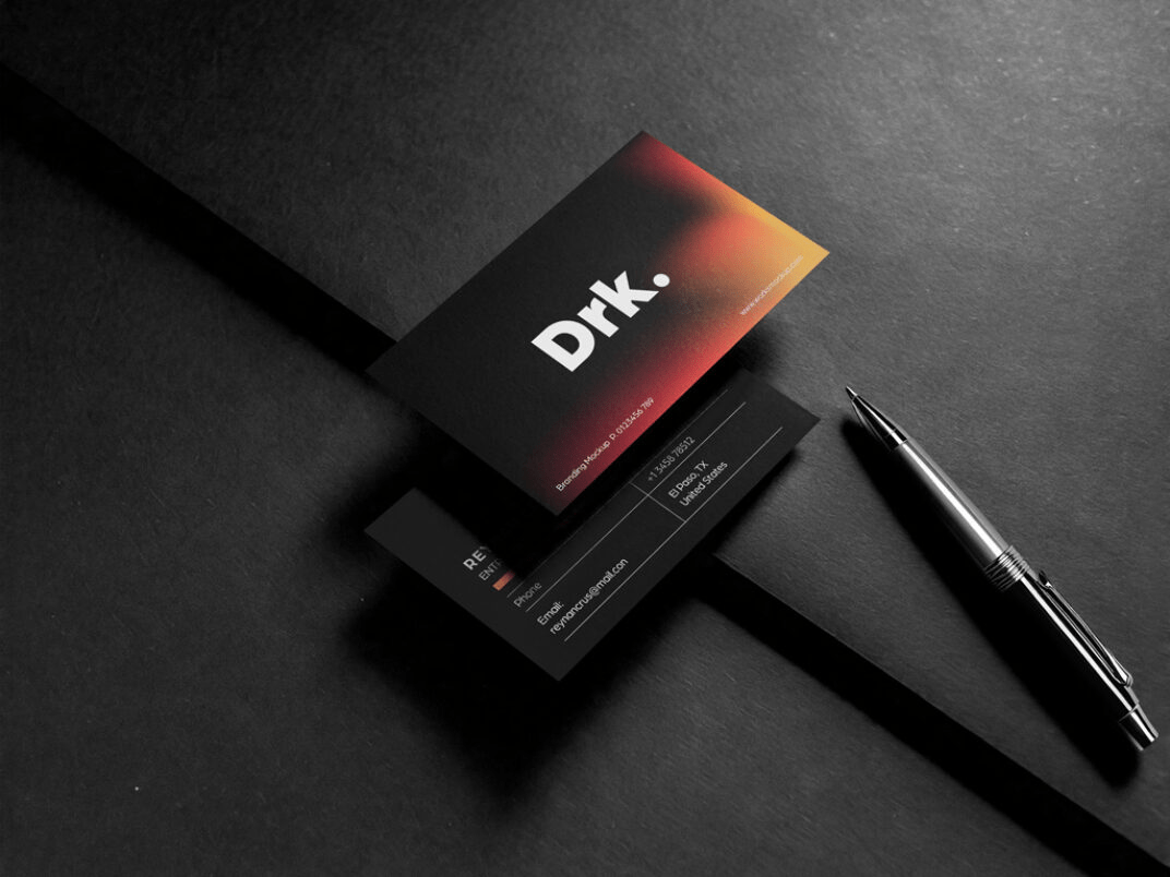 Professional Business Card Mockup