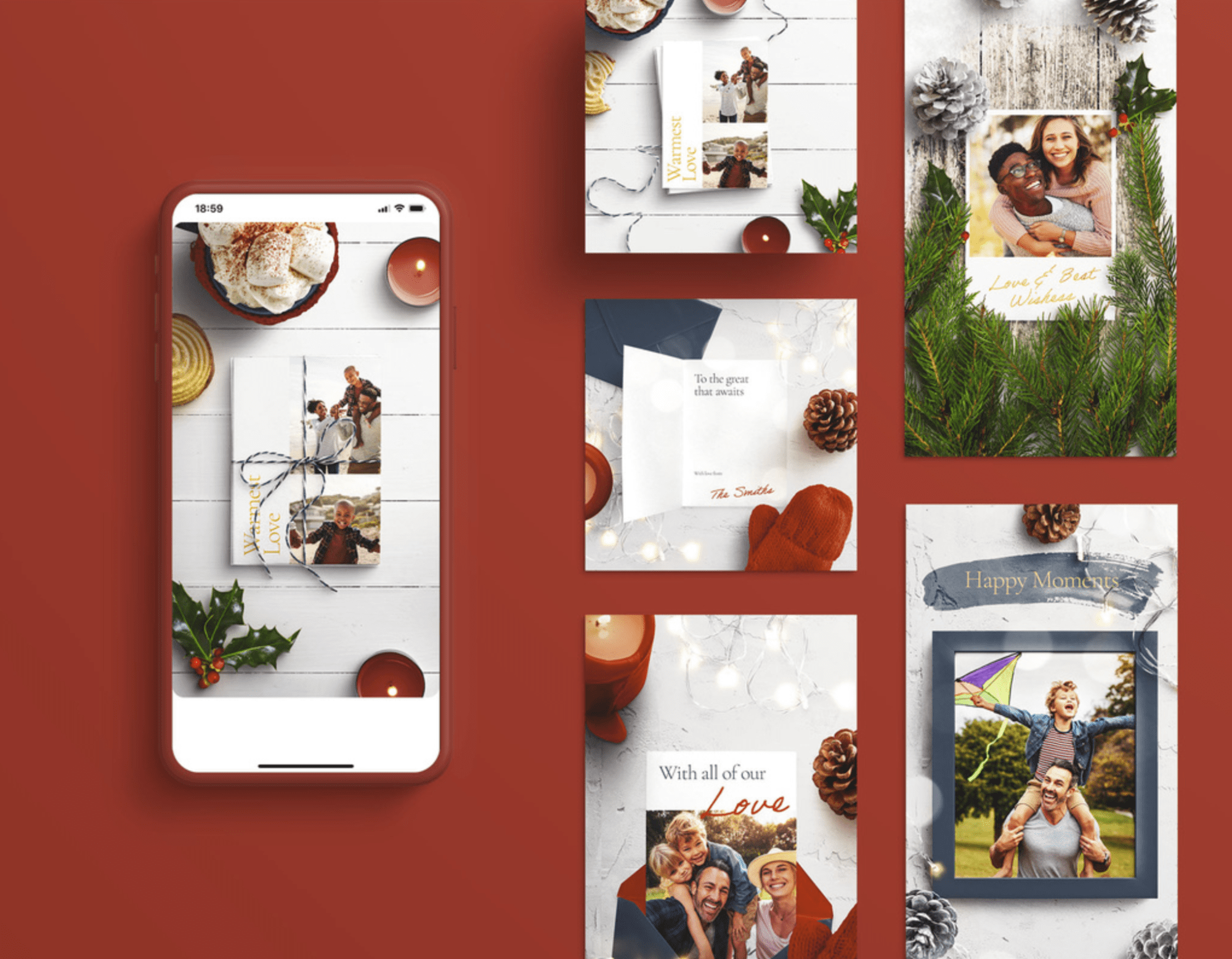 Instagram Holiday Mockup Set