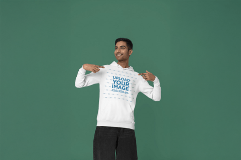 Free customizable hoodie mockup