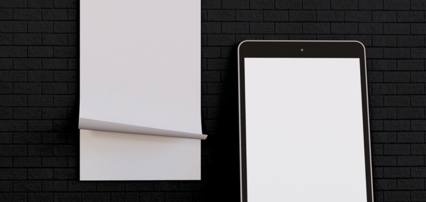 Wall Calendar & Tablet Mockup