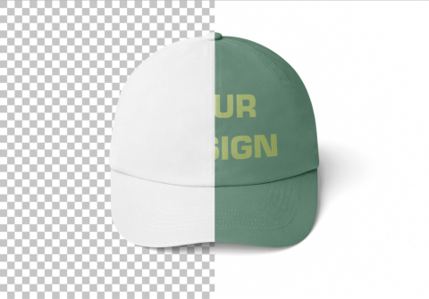 Free baseball cap mockup