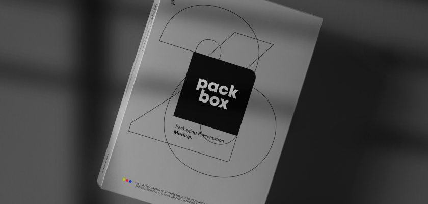 Packaging Box Mockup A4 Format