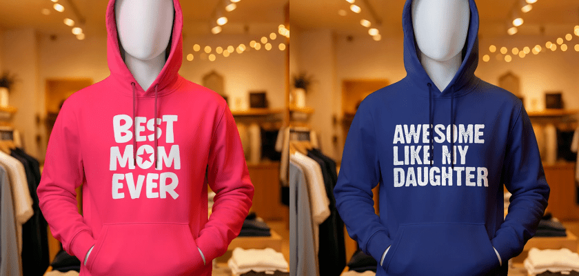 Free hoodie mockup PSD with customizable colors