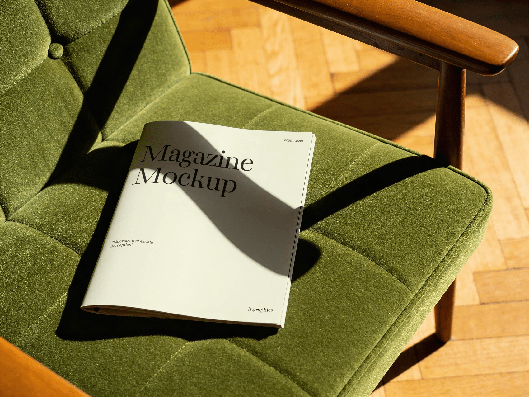 free magazine mockup