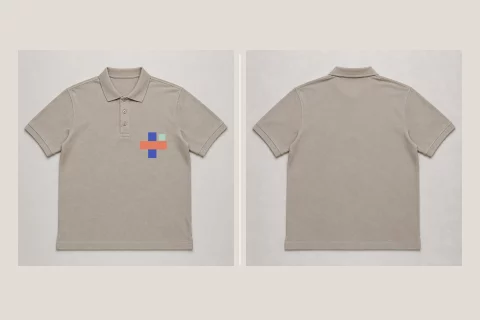 Free polo shirt mockup