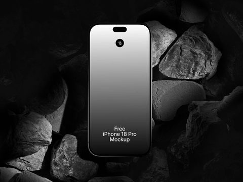 Free iphone 18 pro mockup